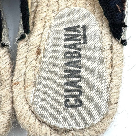 GUANABANA X TODD SNYDER Navy & Orange Crossed Bands Espadrilles Slides Size 43 - Picture 7 of 9